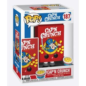NEW Funko POP! Cap 'N Crunch Cereal Box Vaulted Vinyl Figurine #187 Quaker Oats